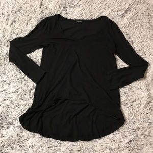 [ Express ] Long sleeve V- Neck Hi/Lo Tee
